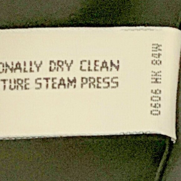 Anne Klein II Lined Wool Sheath Dress Short Sleeve Black Sz 8/10 LBD #217K - Picture 8 of 8